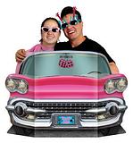 Rock and Roll Theme - Photo Prop Pink Cadillac