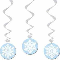 Christmas Theme - Snowflake Ceiling Whirl