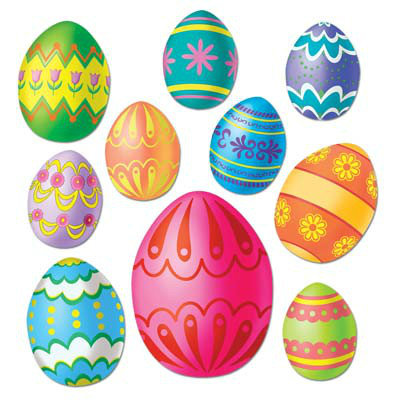 Easter Theme - Cut out Easter Eggs