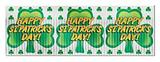 St Patricks Day Theme - Foil Banner St Patrick