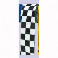 Racing Theme - Streamer Black and White Check