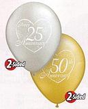 50th Anniversary - Double Sided Printed Balloons