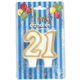 Age 21 - Candle 21 Gold