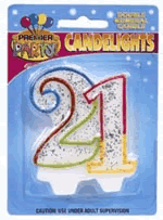 Age 21 - Candle 21