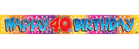 40th Birthday Theme
