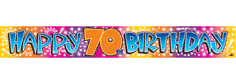 Age 70 - Birthday Banner