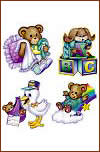 Baby Shower Theme - Teddy bear Cut Out