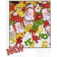 Christmas Theme - Printed Confetti Santa