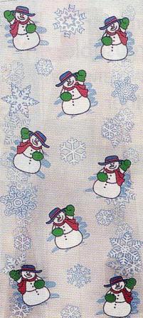 Christmas Theme Winter Snowman - Cello Bags