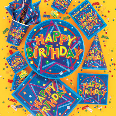 Dazzling Birthday Theme - Blowouts