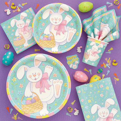Easter Theme Easter Bunny Pattern - Table cover