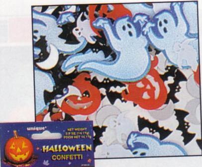 Halloween Theme - Printed Confetti Ghosts