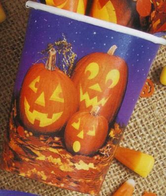 Halloween Theme Real Pumpkins - Cups