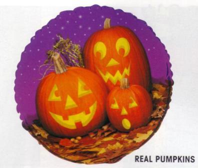 Halloween Theme Real Pumpkins - Foil Balloon