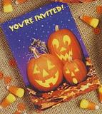Halloween Theme Real Pumpkins - Invitations