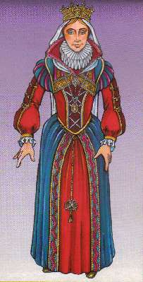 Medieval Theme - Medieval Queen Cut out
