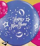 New years - Happy New Year Printed Balloon