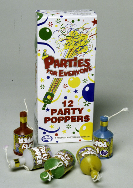 New Years Theme Party Poppers
