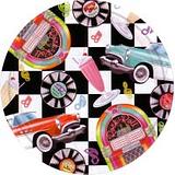 Rock and Roll Theme - 7inch Plates