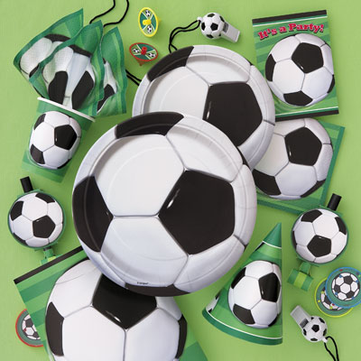 Soccer Theme - Plates 7inch