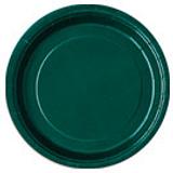 Solid Forest Green Theme - 7 inch Plates