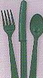 Solid Forest Green Theme - Assorted Cutlery