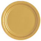 Solid Gold Theme -9 inch Plates