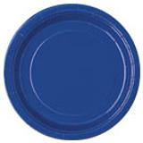 Solid Navy Blue Theme - 7 inch Plates
