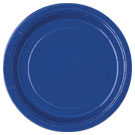 Solid Navy Blue Theme - 7 inch Plates