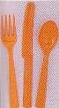 Solid Orange Theme -Assorted Cutlery