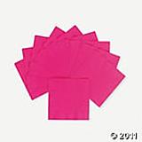 Solid Hot Pink Theme - Luncheon Napkins