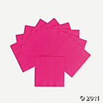 Solid Hot Pink Theme - Luncheon Napkins