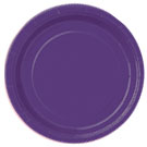 Solid Purple Theme - 7 inch  Plates