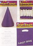 Solid Purple Theme - Party Hats