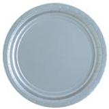 Solid Silver Theme - 9 inch  Plates
