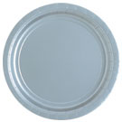 Solid Silver Theme - 9 inch  Plates