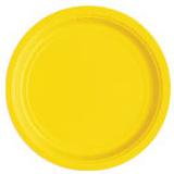 Solid Yellow Theme - 7 inch Plates