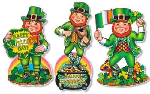 St Patricks Day Theme - Leprechaun  3 Pack