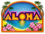 Tropical Luau Theme - Aloha Cut out