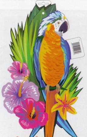 Tropical Luau Theme - Cut out Tropical Bird