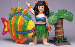 Tropical Luau Theme - Piñata Fish