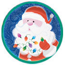 Twinkle Santa Christmas Theme - 7 inch Plates