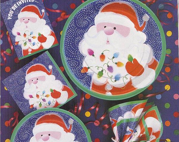 Twinkle Santa Christmas Theme - Luncheon Napkins