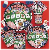 Vegas Theme - Poker Pattern Cups