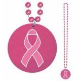 Pink Ribbon - Pink Ribbon Pearl Necklace