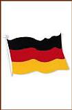 Oktoberfest Theme - German Flag Cut Out